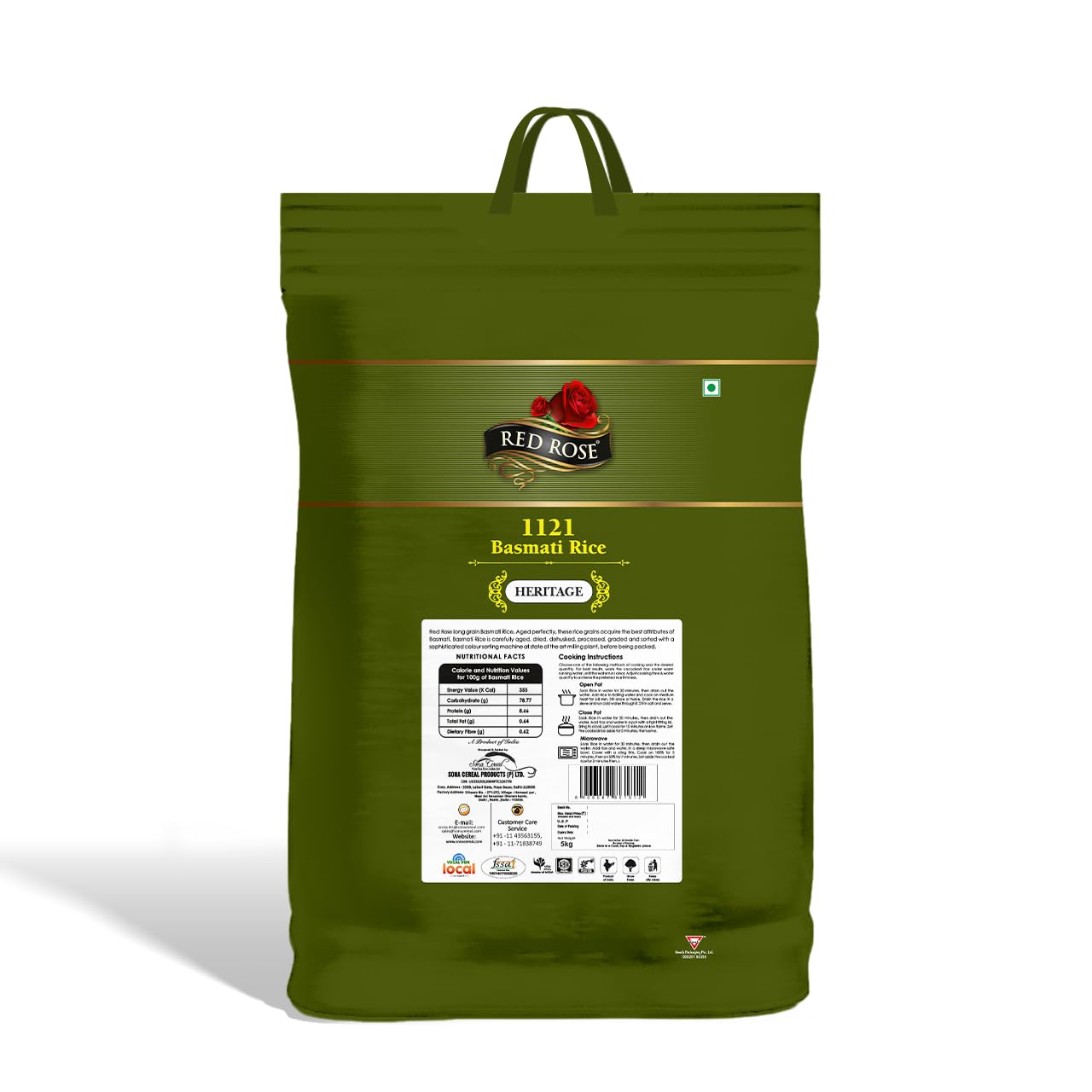 Red Rose Heritage Basmati Rice 5Kg