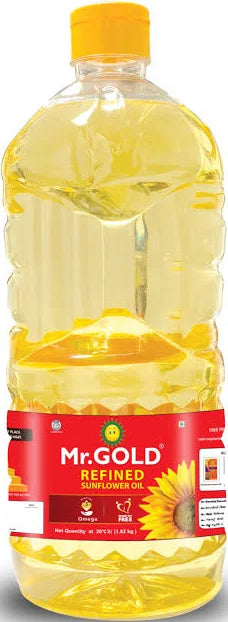 Mr.Gold Refined Sunflower Oil Can 2L