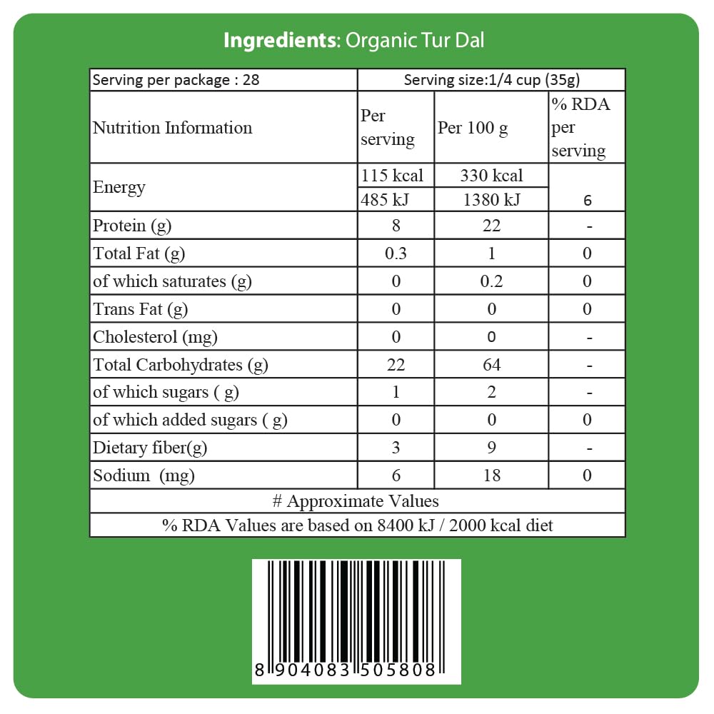 Toor Dal — 24 Mantra Organic