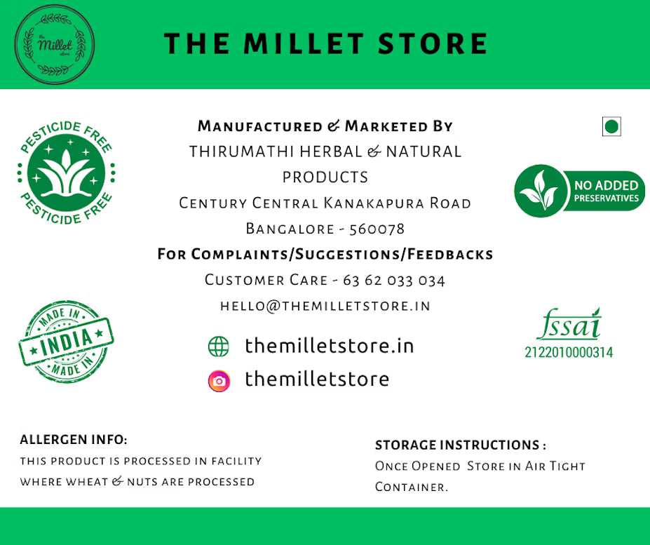The Millet Store – Buckwheat (Kuttu)