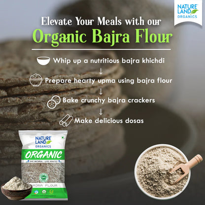 Natureland Organics – Bajra Whole (Pearl Millet)