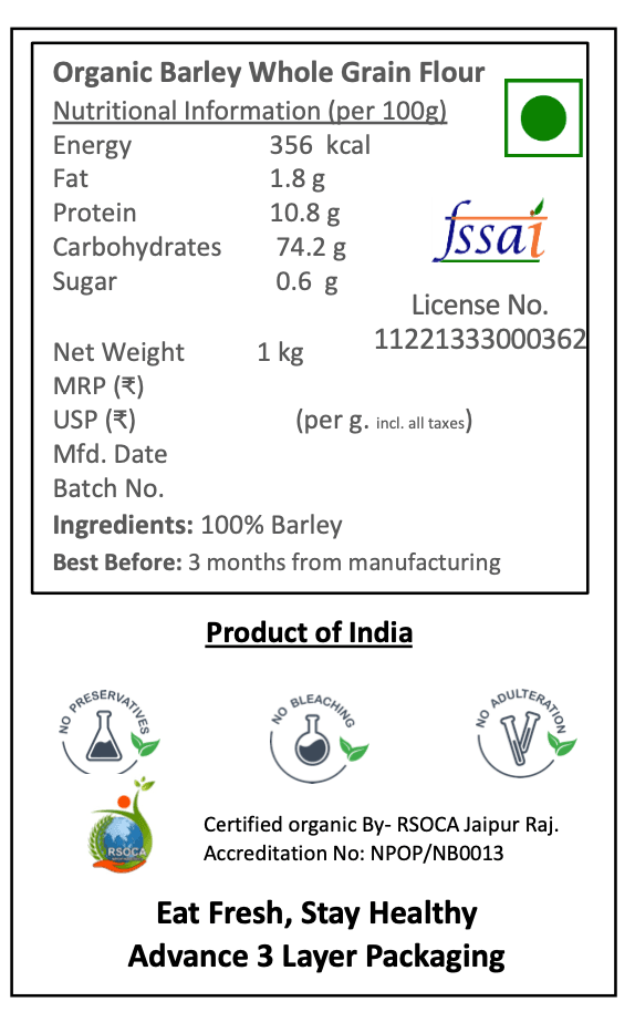 Earthen Story – Barley (Jau)