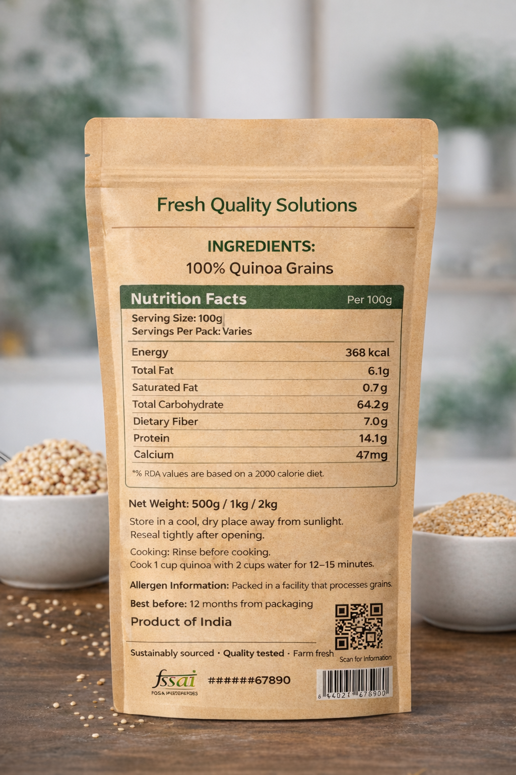 Fresh Quality Solutions – Quinoa