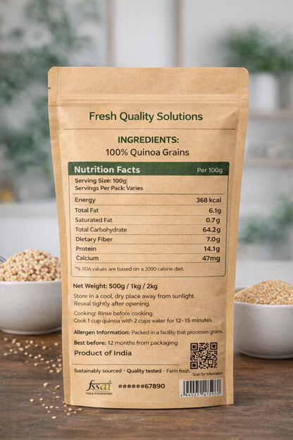 Fresh Quality Solutions – Quinoa